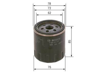 BOSCH F 026 407 017 Číslo výrobce: P 7017. EAN: 4047024283879.
