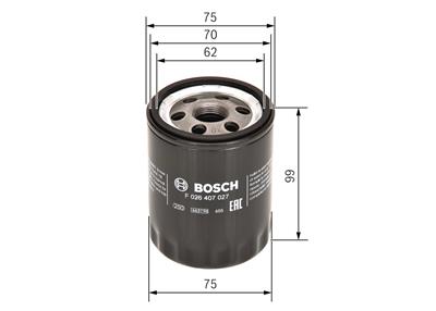 BOSCH F 026 407 027 Číslo výrobce: P 7027. EAN: 4047024287174.