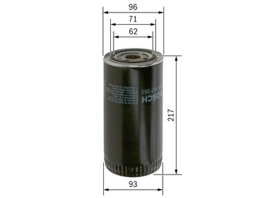 BOSCH F 026 407 052 Číslo výrobce: P 7052. EAN: 4047024374218.
