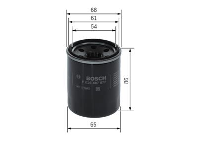 BOSCH F 026 407 077 Číslo výrobce: P 7077. EAN: 4047024639317.