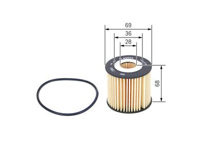 BOSCH F 026 407 093 Číslo výrobce: P 7093. EAN: 4047024744028.