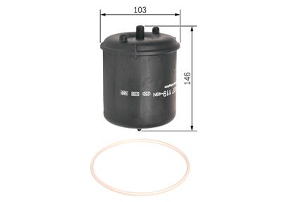 BOSCH F 026 407 119 Číslo výrobce: P 7119. EAN: 4047024902336.