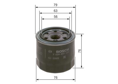 BOSCH F 026 407 124 Číslo výrobce: P 7124. EAN: 4047024902398.