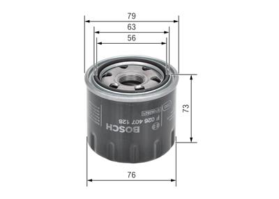 BOSCH F 026 407 128 Číslo výrobce: P 7128. EAN: 4047024902435.