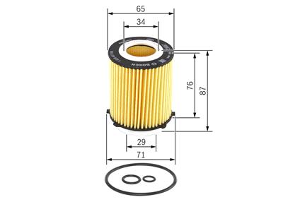 BOSCH F 026 407 166 Číslo výrobce: P 7166. EAN: 4047025343930.
