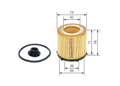 BOSCH F 026 407 178 Číslo výrobce: P 7178. EAN: 4047025293839.