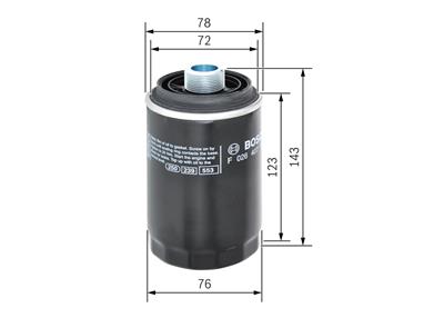 BOSCH F 026 407 179 Číslo výrobce: P 7179. EAN: 4047025293846.