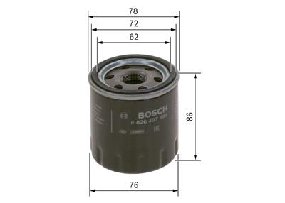 BOSCH F 026 407 188 Číslo výrobce: P 7188. EAN: 4047025389358.