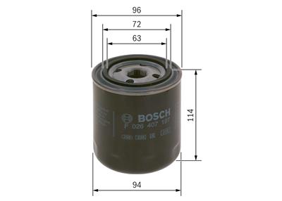 BOSCH F 026 407 197 Číslo výrobce: P 7197. EAN: 4047025524612.