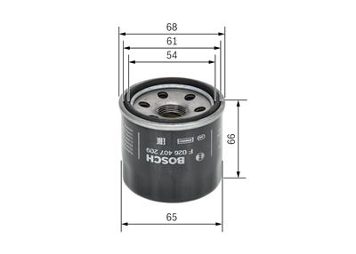 BOSCH F 026 407 209 Číslo výrobce: P 7209. EAN: 4047025655040.