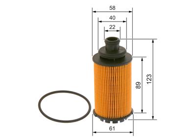 BOSCH F 026 407 214 Číslo výrobce: P 7214. EAN: 4047026219807.