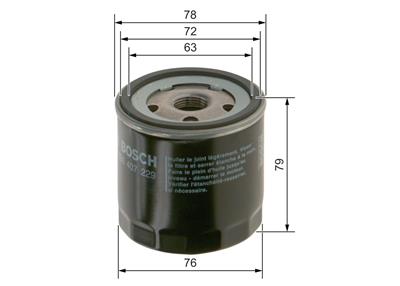 BOSCH F 026 407 229 Číslo výrobce: P 7229. EAN: 4047025914741.