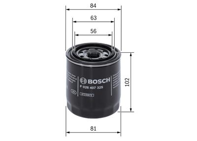 BOSCH F 026 407 325 Číslo výrobce: P 7325. EAN: 4047023090126.