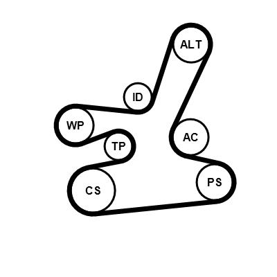 CONTITECH 6DPK1817K1 Číslo výrobce: 6 DPK 1817. EAN: 4010858996208.
