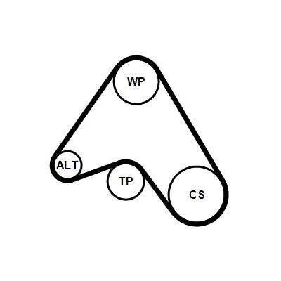 CONTITECH 6PK1390K2 Číslo výrobce: 6PK1390. EAN: 4010858995140.