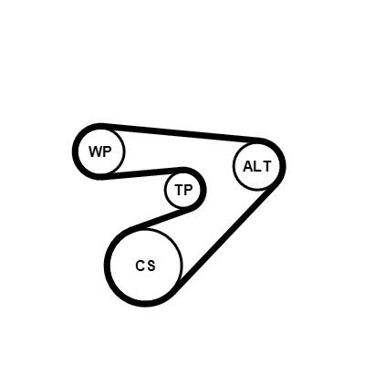 CONTITECH 6PK1453K2 Číslo výrobce: 6PK1453. EAN: 4010858579579.