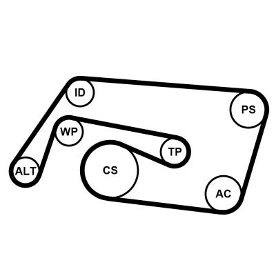 CONTITECH 6PK2260K2 Číslo výrobce: 6PK2260. EAN: 4010858589004.