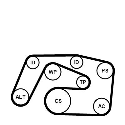 CONTITECH 6PK2271WP1 Číslo výrobce: 6 PK 2271. EAN: 4010858996567.