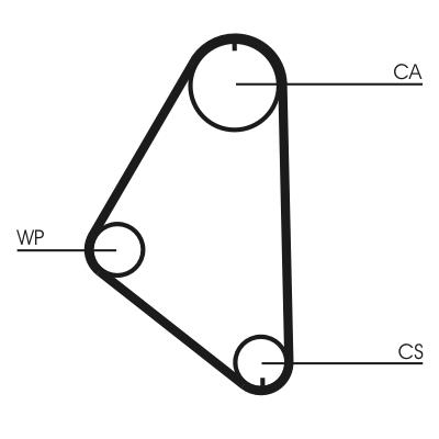 CONTITECH CT558 Číslo výrobce: CT 558. EAN: 4010858899608.