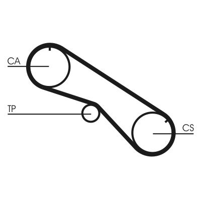 CONTITECH CT818 Číslo výrobce: CT 818. EAN: 4010858021313.