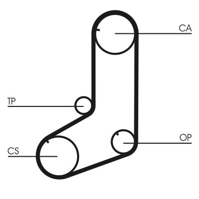 CONTITECH CT825 Číslo výrobce: CT 825. EAN: 4010858021290.