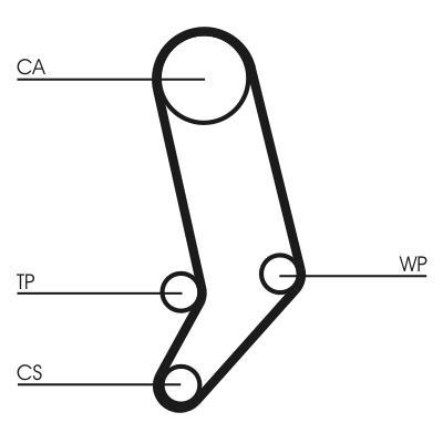 CONTITECH CT939 Číslo výrobce: 457 LAHR 104. EAN: 4010858031848.