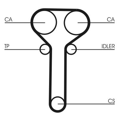CONTITECH CT978WP1 Číslo výrobce: CT 978. EAN: 4010858579746.