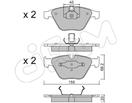 CIFAM 822-558-4 - Sada brzdových platničiek, vždy 4 kusy v sade