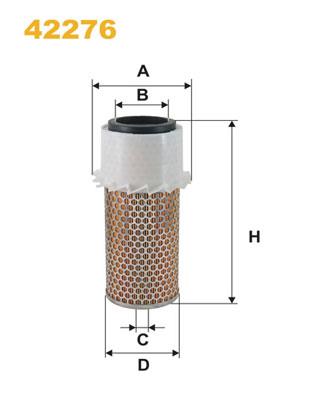 WIX FILTERS 42276 EAN: 7658094227662.