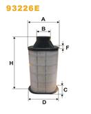 WIX FILTERS 93226E - Vzduchový filter