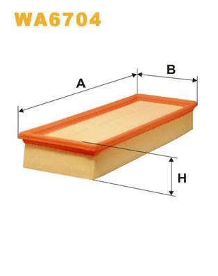 WIX FILTERS WA6704 EAN: 5050026344447.