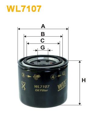 WIX FILTERS WL7107 EAN: 5050026008639.