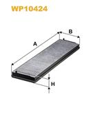 WIX FILTERS WP10424 - Filter vnútorného priestoru