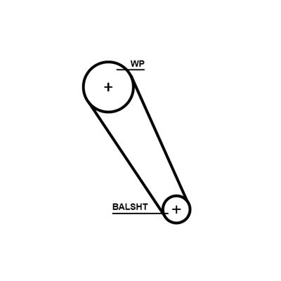 GATES 5698XS Číslo výrobce: 8597-15698. EAN: 5400608259254.