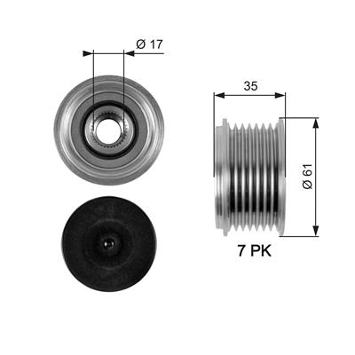 GATES OAP7095 Číslo výrobce: 7789-10039. EAN: 5414465897474.