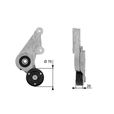 GATES T38304 Číslo výrobce: 7808-21204. EAN: 5414465396953.