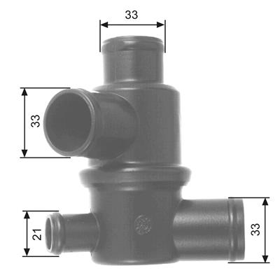 GATES TH14687 Číslo výrobce: 7412-10256. EAN: 5414465157301.