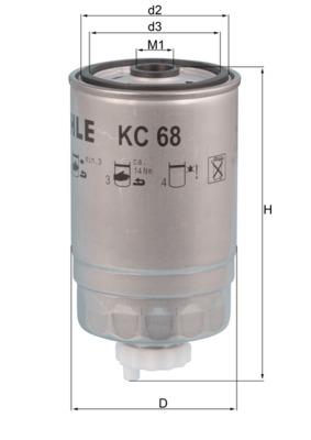 KNECHT KC 68 Číslo výrobce: 78716193. EAN: 4009026026861.