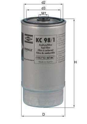 KNECHT KC 98/1 Číslo výrobce: 79896176. EAN: 4009026101339.