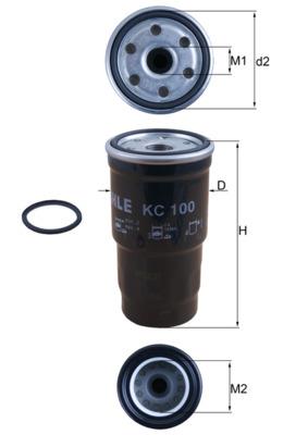 KNECHT KC 100D Číslo výrobce: 79881442. EAN: 4009026069769.