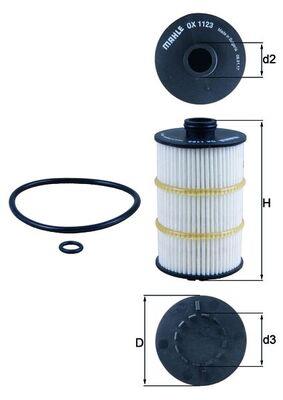 KNECHT OX 1123D Číslo výrobce: 72426650. EAN: 4009026966112.