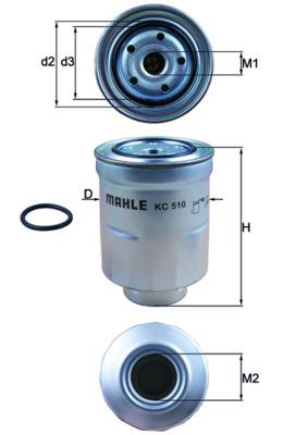 KNECHT KC 510D Číslo výrobce: 72390727. EAN: 4009026952979.