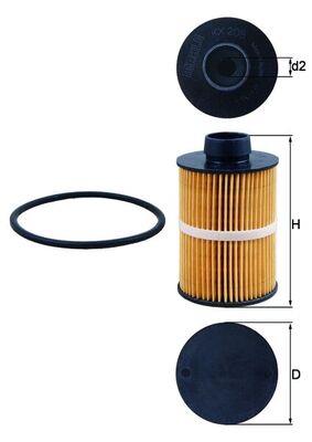 KNECHT KX 208D Číslo výrobce: 70363108. EAN: 4009026601433.