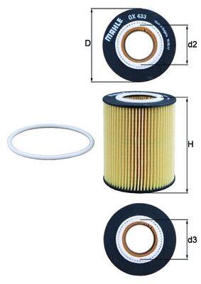 KNECHT OX 433D Číslo výrobce: 70382550. EAN: 4009026718889.