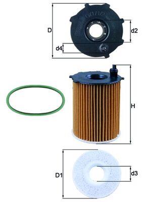 KNECHT OX 171/2D1 Číslo výrobce: 72348572. EAN: 4009026932551.