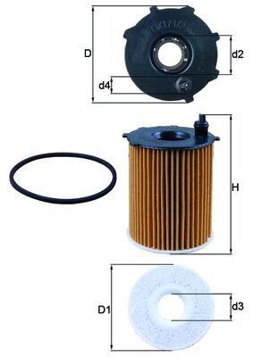 KNECHT OX 171/2D Číslo výrobce: 78559700. EAN: 4009026205242.