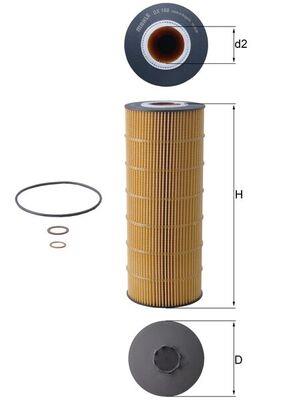 KNECHT OX 168D Číslo výrobce: 79824475. EAN: 4009026097144.