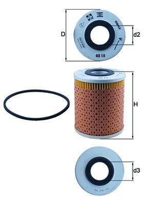 KNECHT OX 15D Číslo výrobce: 77677404. EAN: 4009026003480.