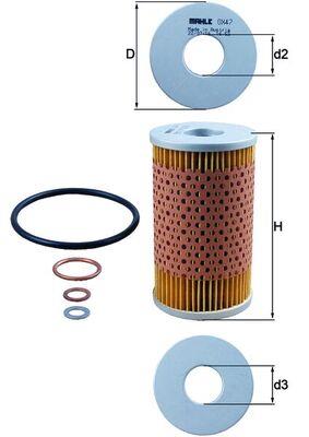 KNECHT OX 47D Číslo výrobce: 72547530. EAN: 4009026032411.