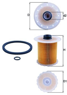 KNECHT KX 81D Číslo výrobce: 78425001. EAN: 4009026106136.